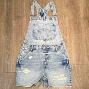 GAP Girls Denim Shortalls XL/12